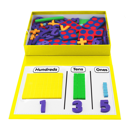 Junior Learning Rainbow Numbers Magnetic Numbers, 155 Pieces JL195